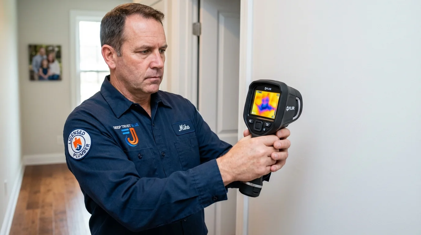 Thermal imaging leak detection by Johns Plumbing LLC in Cibecue